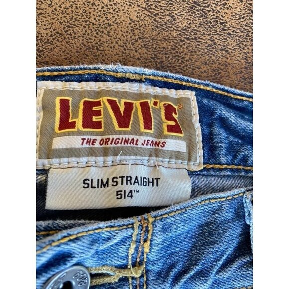 Levi's 514 Slim Straight Jeans 36x30 - Picture 4 of 11